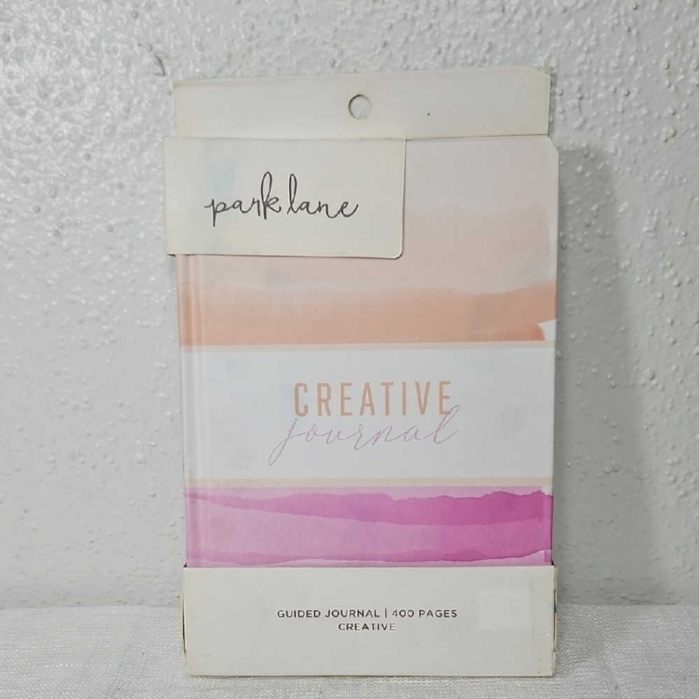 Park Lane pink, orange, and cream Guided Creative 400 page Journal